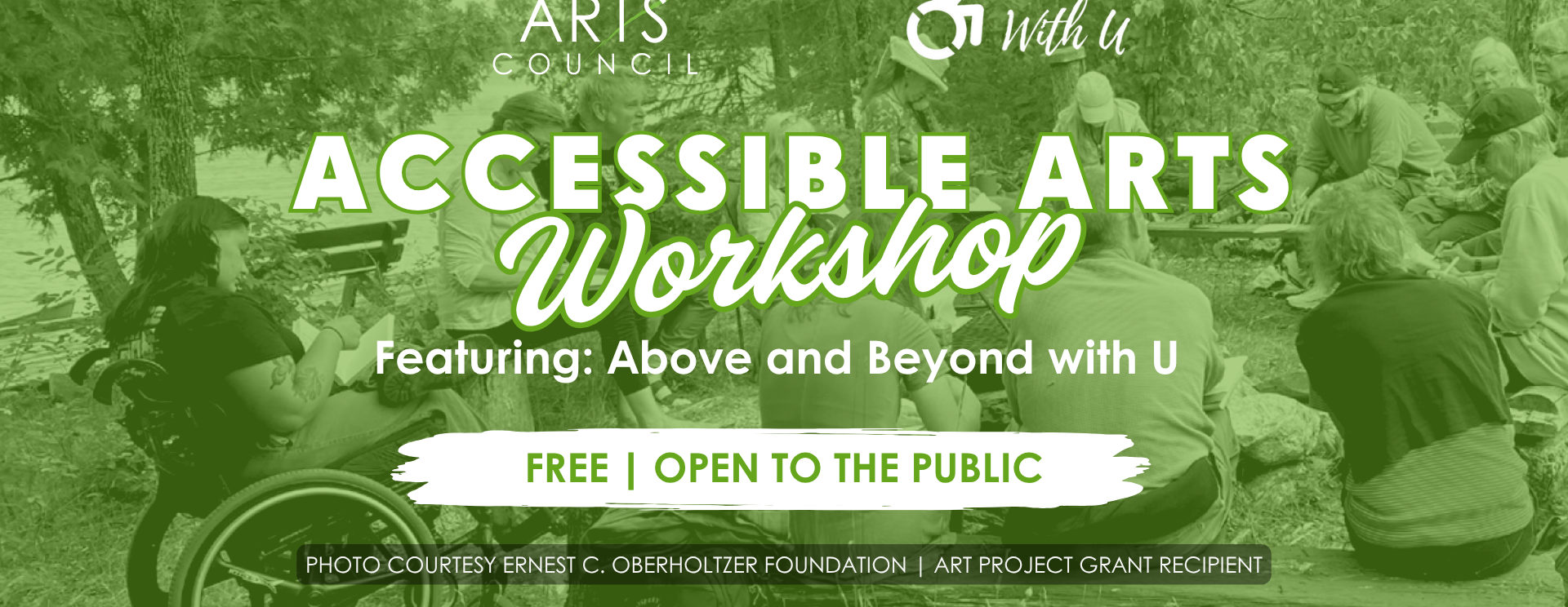 ARAC Accessible Arts Workshop | Above & Beyond with U | August 27, 2026